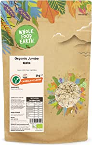 Wholefood Earth Organic Jumbo Oats 2kg RRP 13.55 CLEARANCE XL 3.99